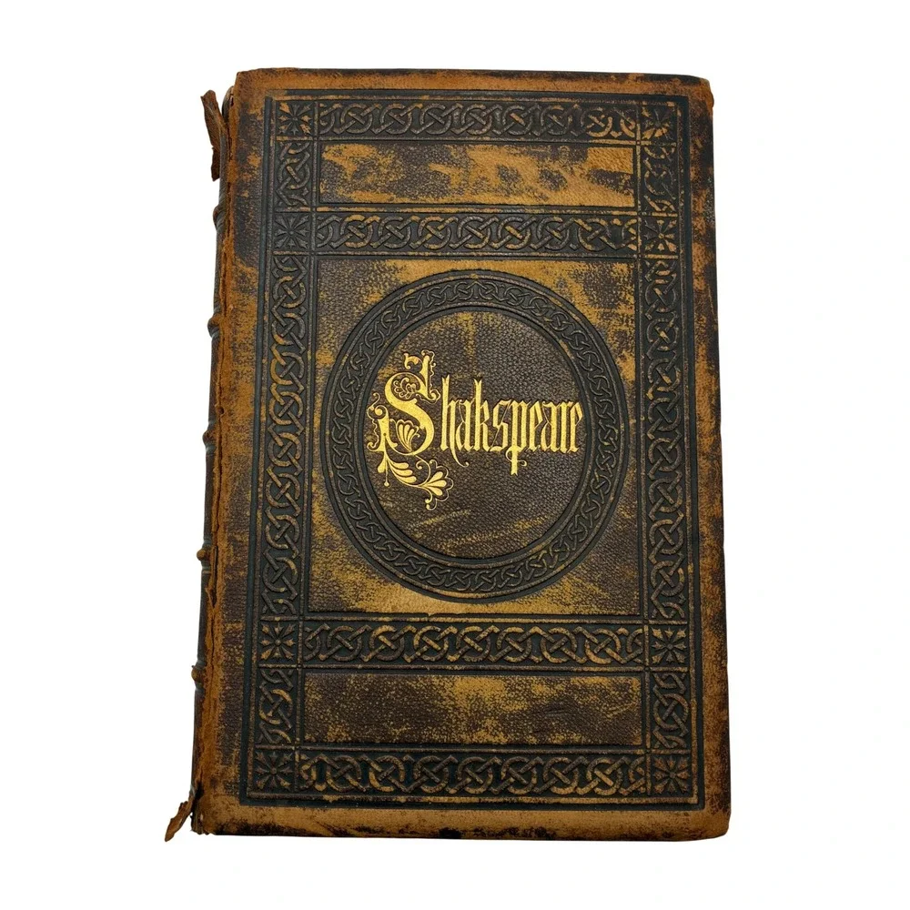 Antique 1800s The Works of William Shakespeare Complete Sheldon & Co New York